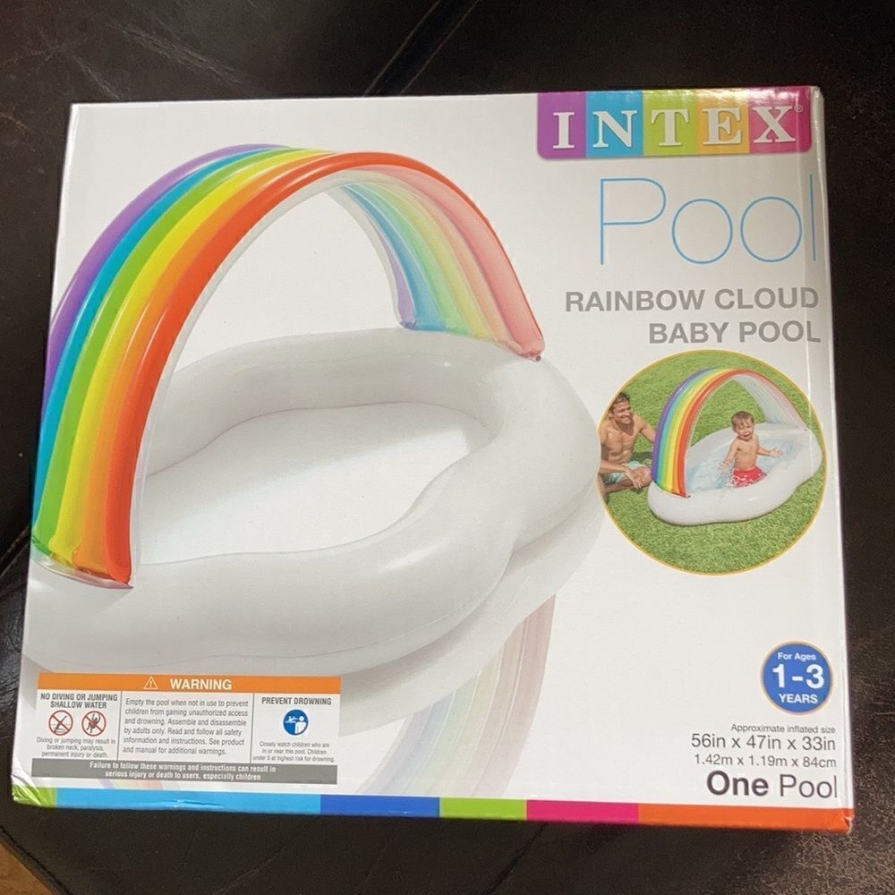 Rainbow Cloud Baby Pool - Picture 2 of 3